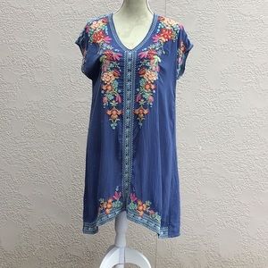 JOHNNY WAS dress (steel blue)